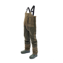 High performance 3 layer fabric Outdoor Game Bib Brace  Waterproof Breathable Men Fishing Pants